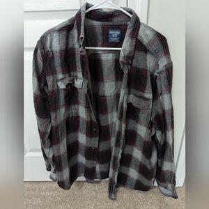 Faded Glory Mens Button Down XL Flannel